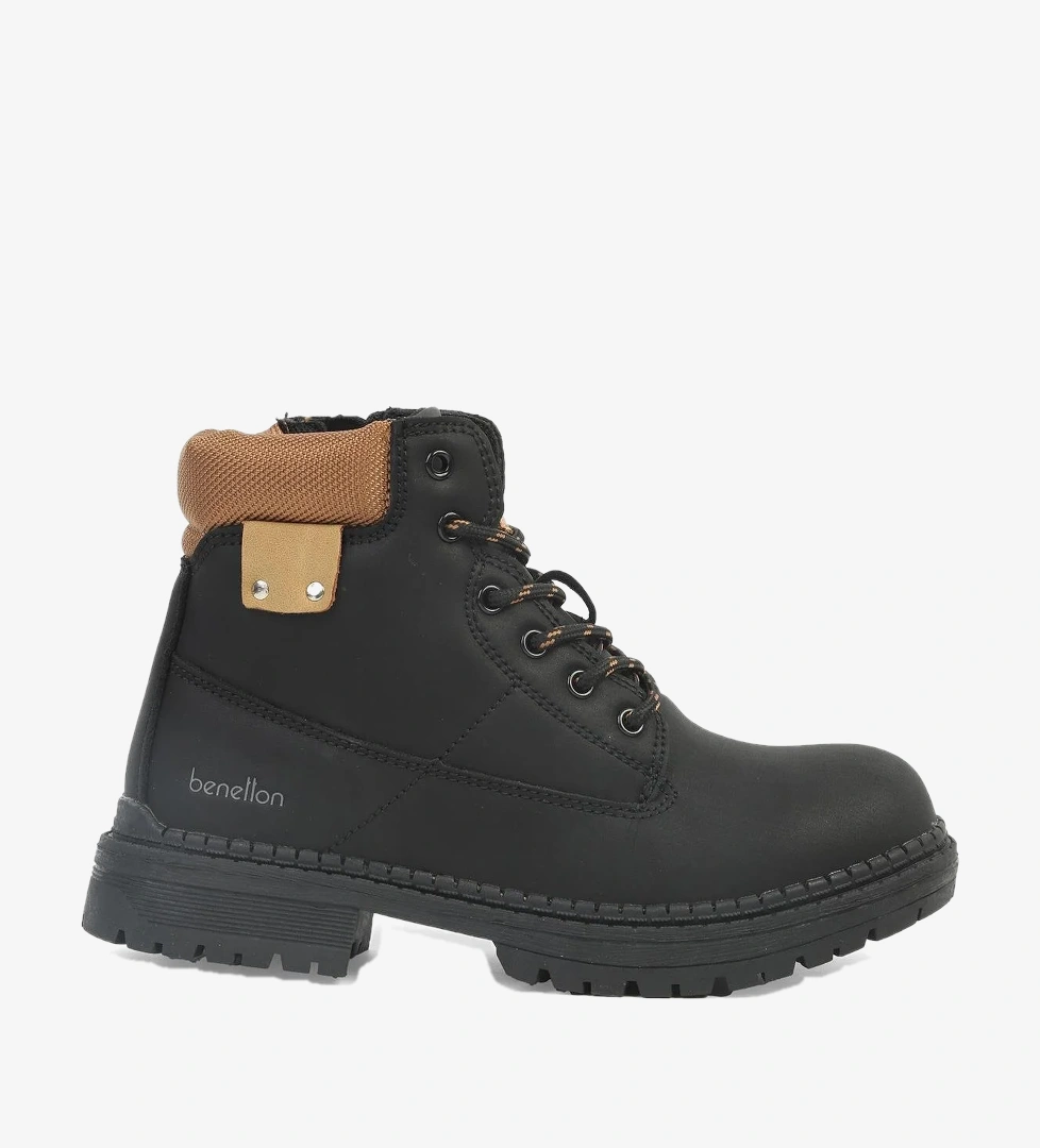 Benetton ® Siyah Çocuk Bot İTHAL BNI-11060