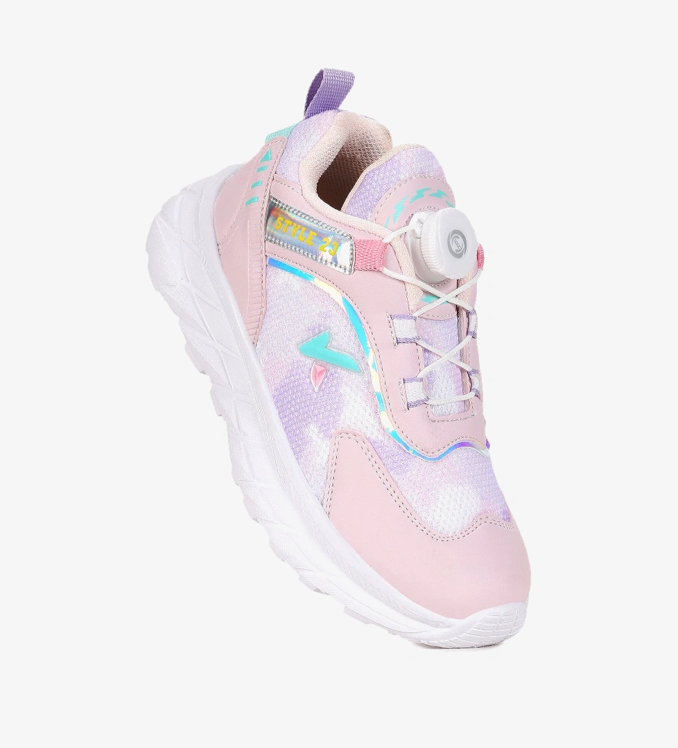 Kiko Kids Lace Bağcık Mekanizmalı Kız Çocuk Spor Ayakkabı Lila
