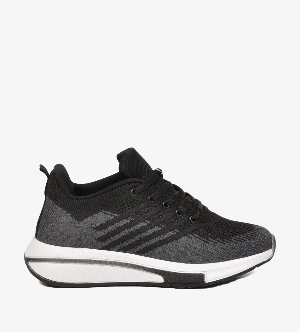 Walkway Siyah Füme Fileli Unisex Spor Ayakkabı