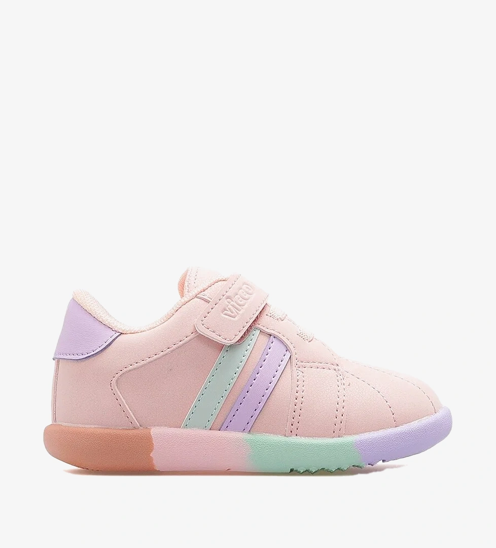VICCO Heika Kız Çocuk Hafif Sneaker Spor Ayakkabı 25k 950.453 Bk Pudra
