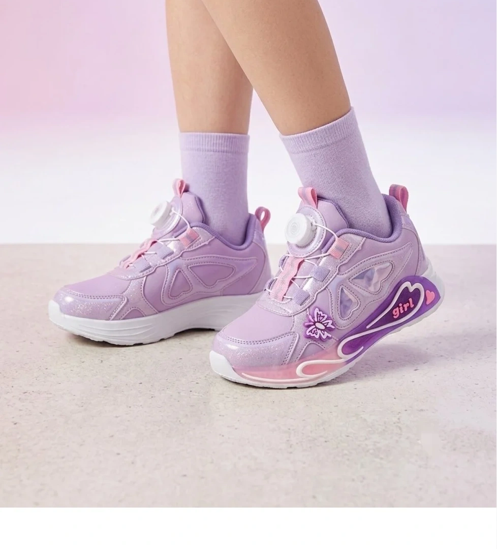 Hayo Kız Çocuk Akıllı Bağcıklı Rahat Konforlu Hafif Sneaker Spor Okul Ayakkabısı