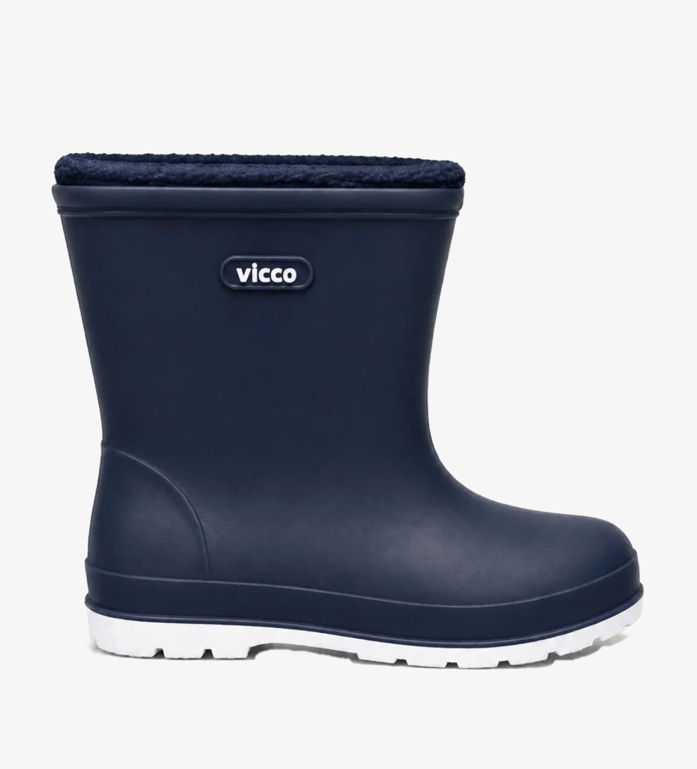 VICCO Mellow Kürklü Pvc Su Çizmesi Yağmur Botu Ortopedik Çocuk Bot