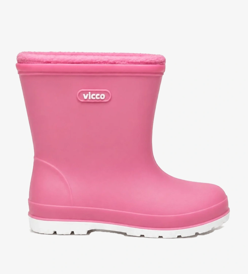 VICCO Mellow Kürklü Pvc Su Çizmesi Yağmur Botu Ortopedik Çocuk Bot