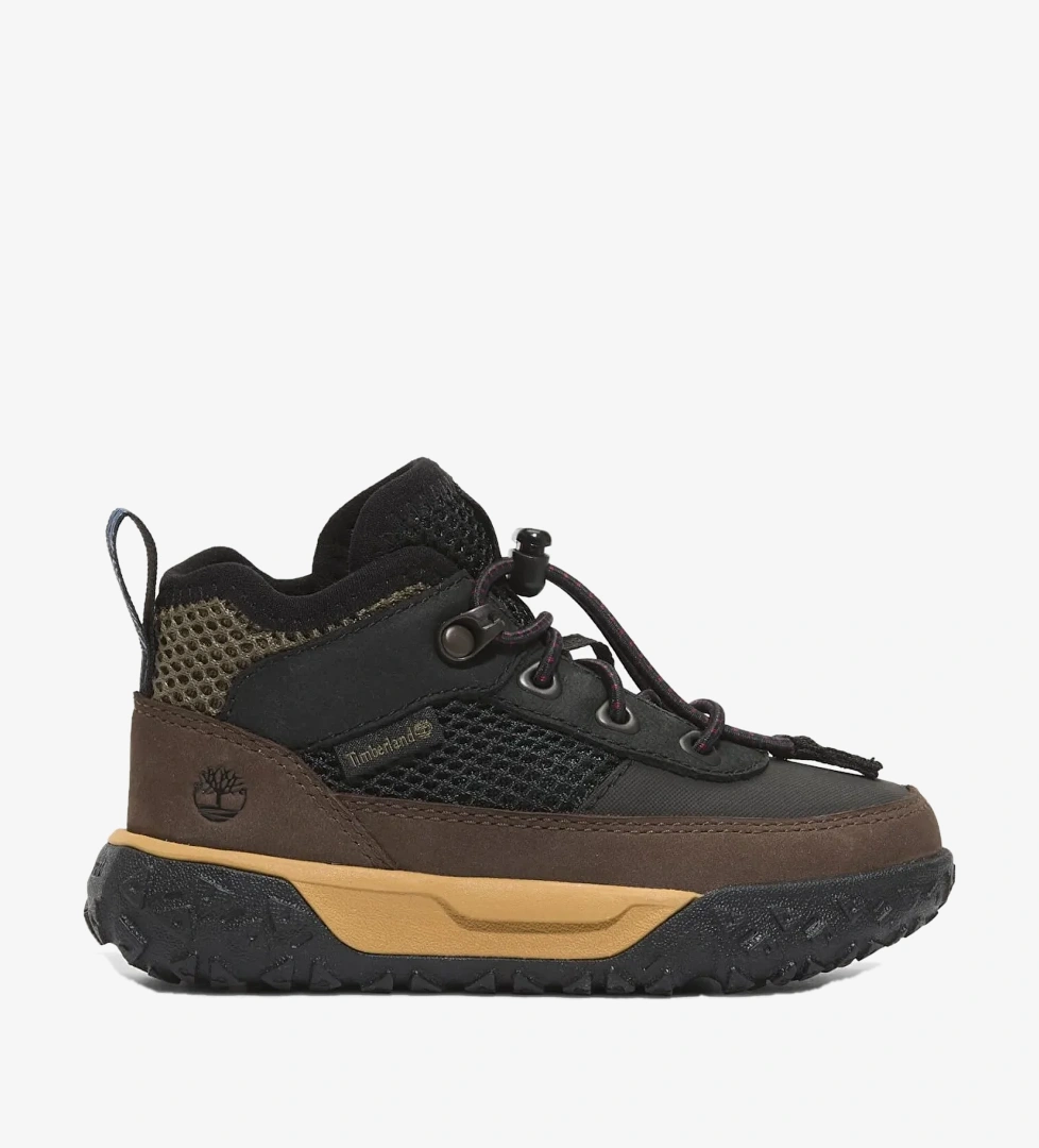 Timberland Greenstride Motion 6 Mid Bungee Sneaker Çocuk Siyah/kahverengi Snekar TB0A6BFEEJC1