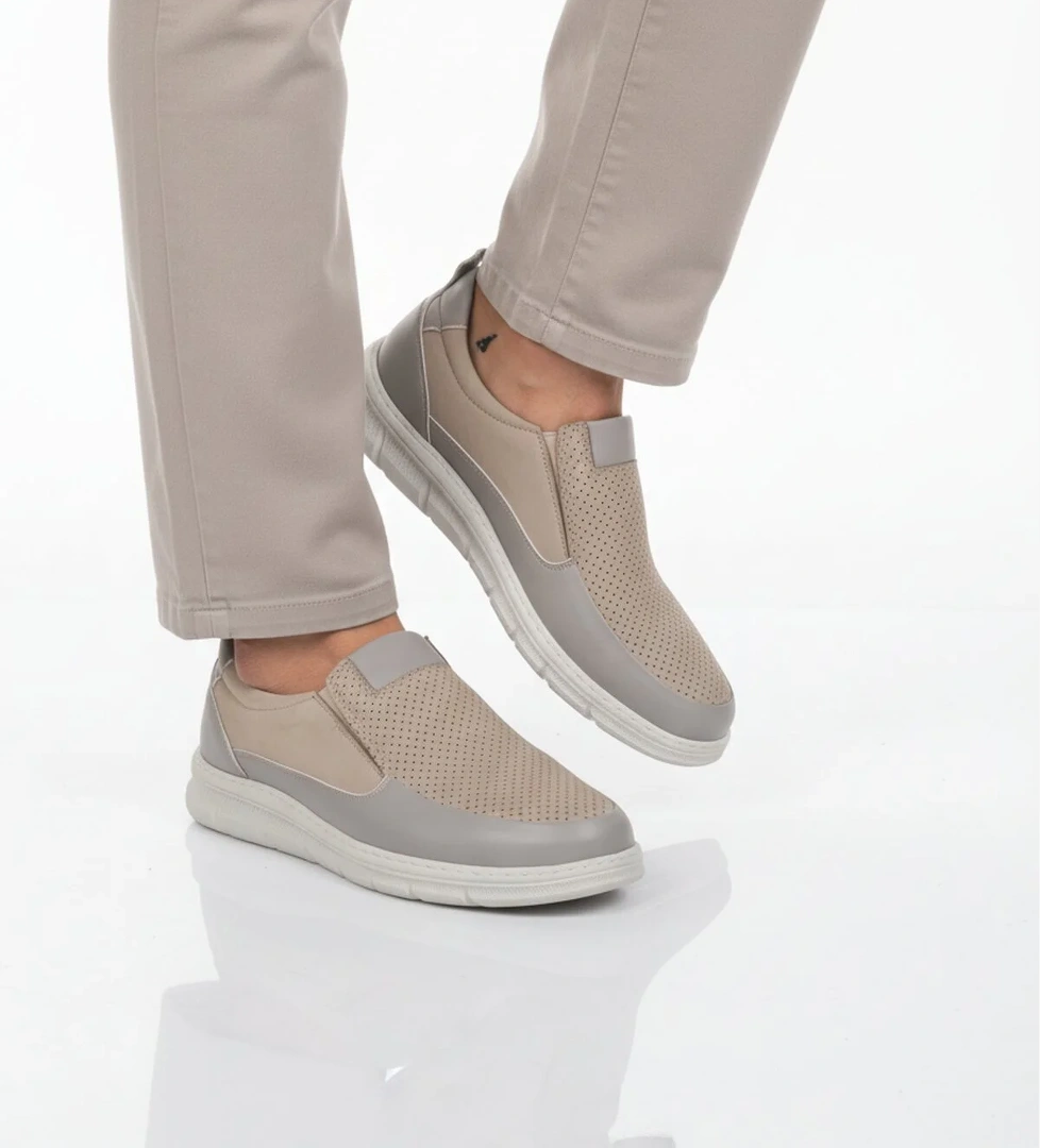 Ayakmod Premium Kum Hakiki Deri Anatomik Erkek Casual Ayakkabı 3704 M