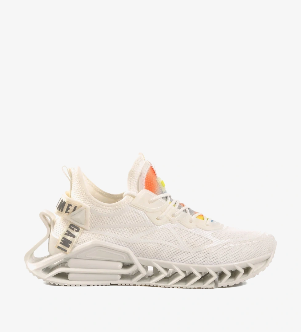 Gamelu Beyaz Fileli Hava Alabilen Memory Foam Erkek Sneaker Bright M