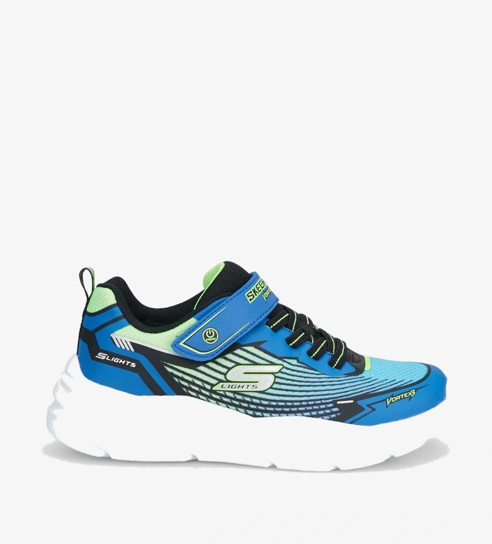 Skechers Erkek Çocuk Ayakkabı 400590L BBLM Siyah-Mavi-Açık Yeşil