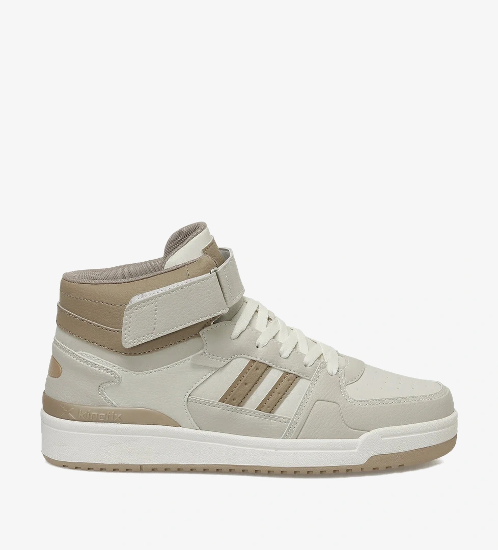 Kinetix WILMO PU HI W Ekru Kadın High Sneaker