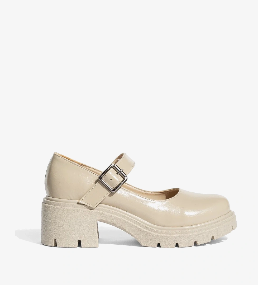 Daxtors D0706 Günlük Klasik Topuklu Loafer Kadın Ayakkabı