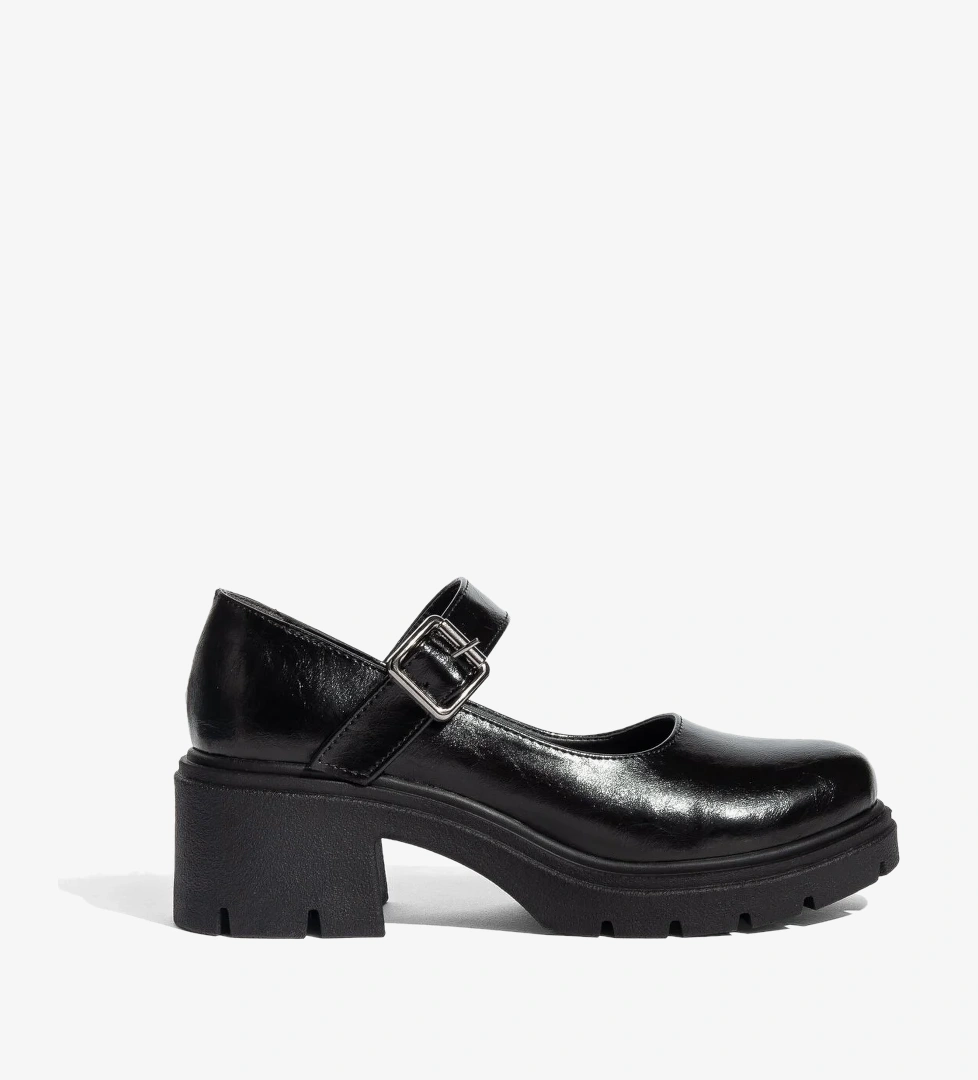 Daxtors D0706 Günlük Klasik Topuklu Loafer Kadın Ayakkabı