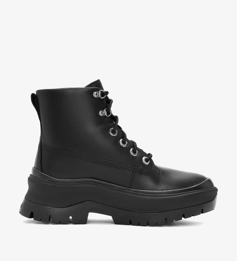 Timberland Roxie Lane Mid Lace Up Boot Kadin Siyah Bot TB0A295JW021