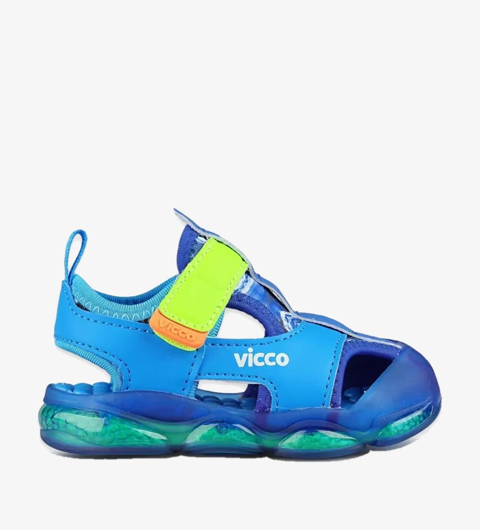VICCO 332.E25Y.217 Live Ilk Adım Işıklı Mavi Çocuk Sandalet
