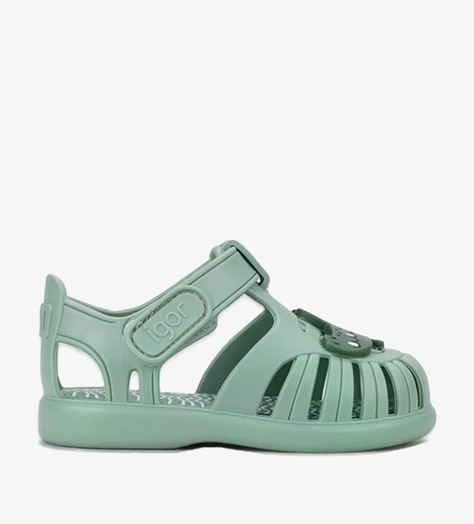 Igor S10371 Tobby Croco Yeşil Çocuk Sandalet