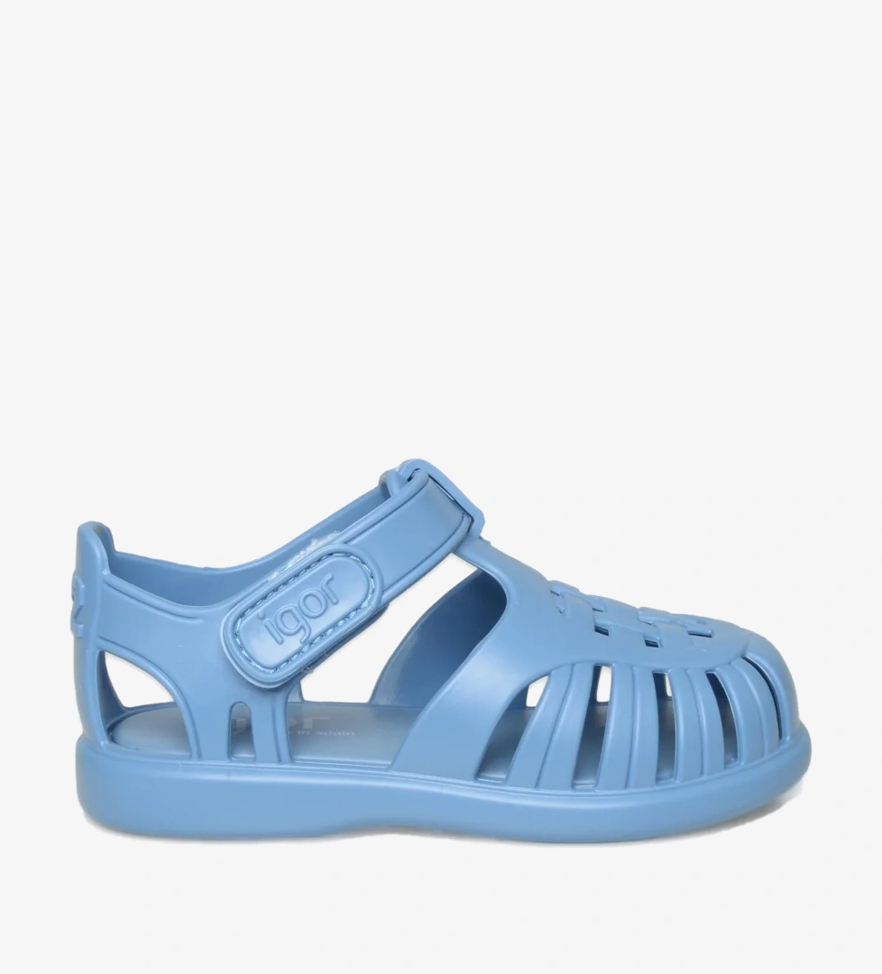 Igor 10271 K Tobby Solid Mavi Kız Çocuk Sandalet