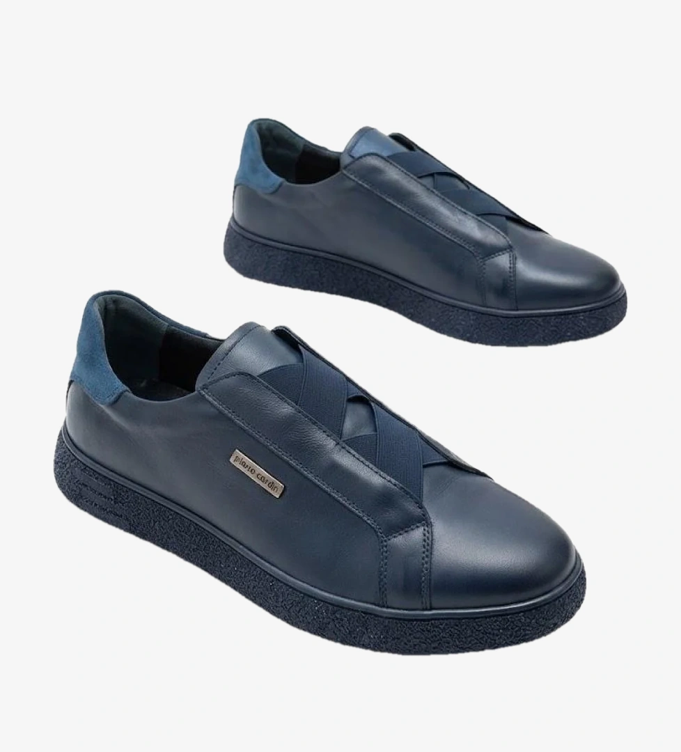 Pierre Cardin Anatomik Orijinal Ürün Hakiki Deri Lastikli Sneaker Erkek Ayakkabı 169-586
