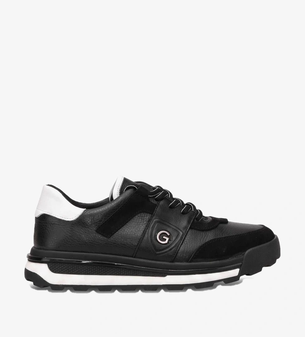 Ayakkabı Fuarı Elit KcmHS1257C Erkek Klasik Sneaker Siyah