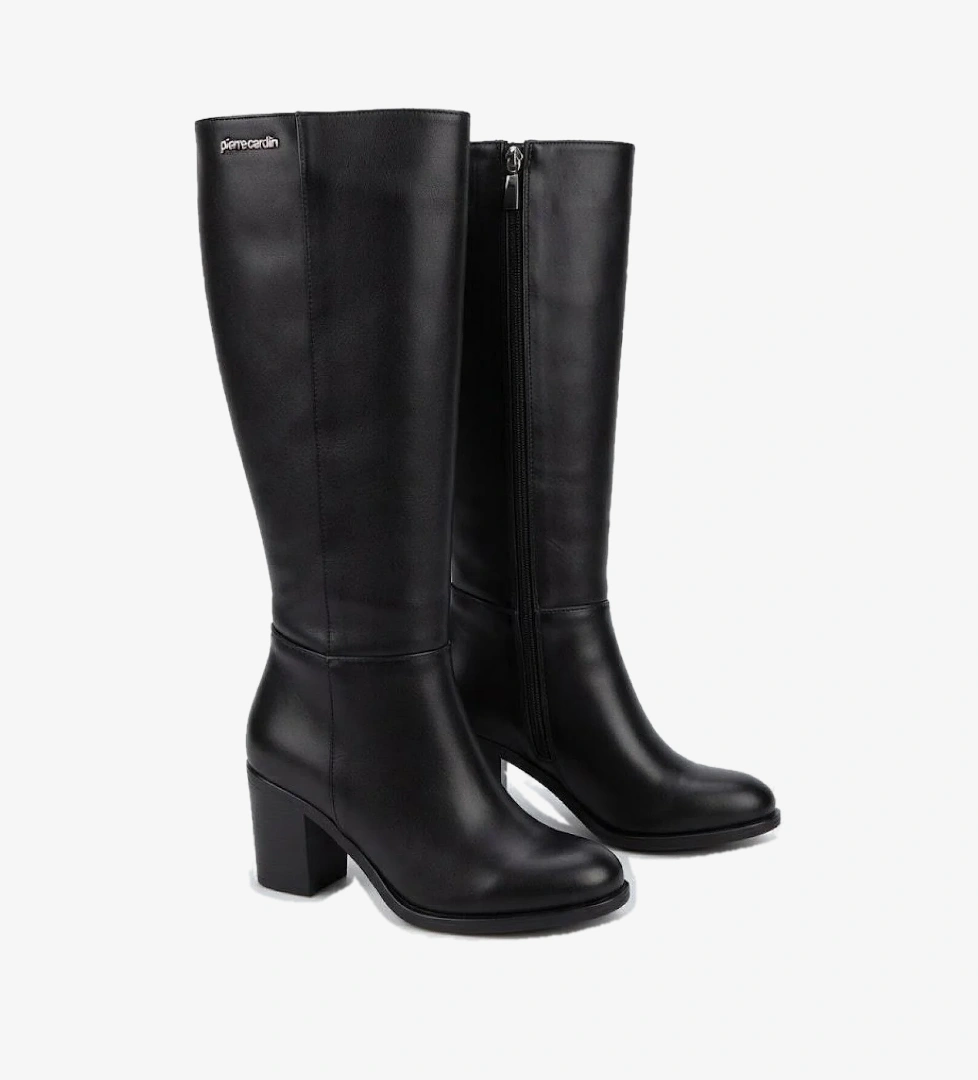 Pierre Cardin 56087 Rahat Şık Kalın Topuklu Kaymaz Taban Kadın Çizme