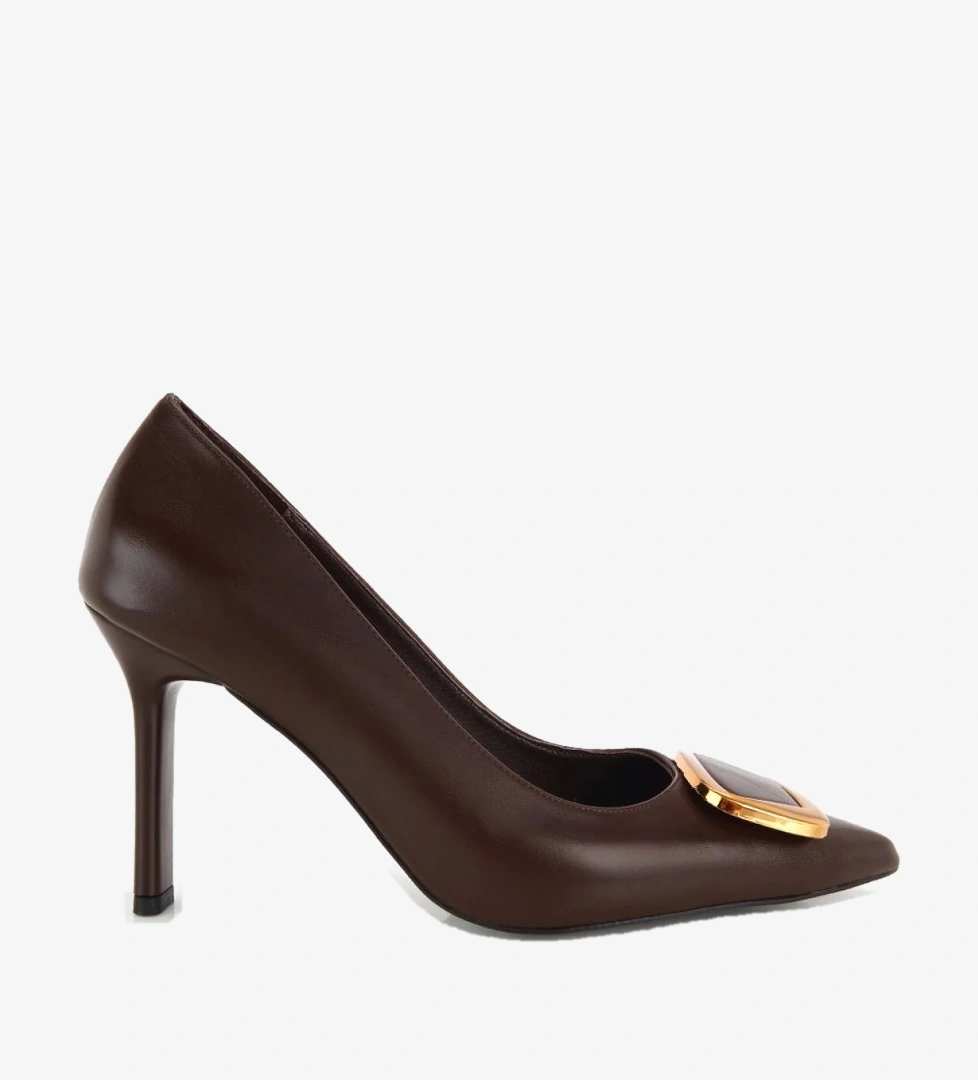 Hotiç Toka Detayli Ince Topuklu Stiletto
