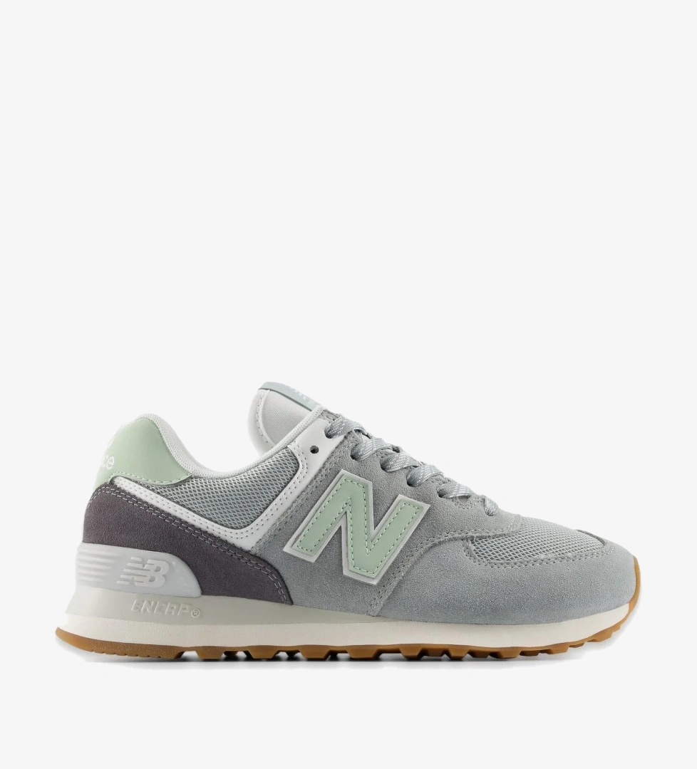 New Balance W574 Nb Lifestyle Women Shoes Gri-Yeşil Kadın Spor Ayakkabı