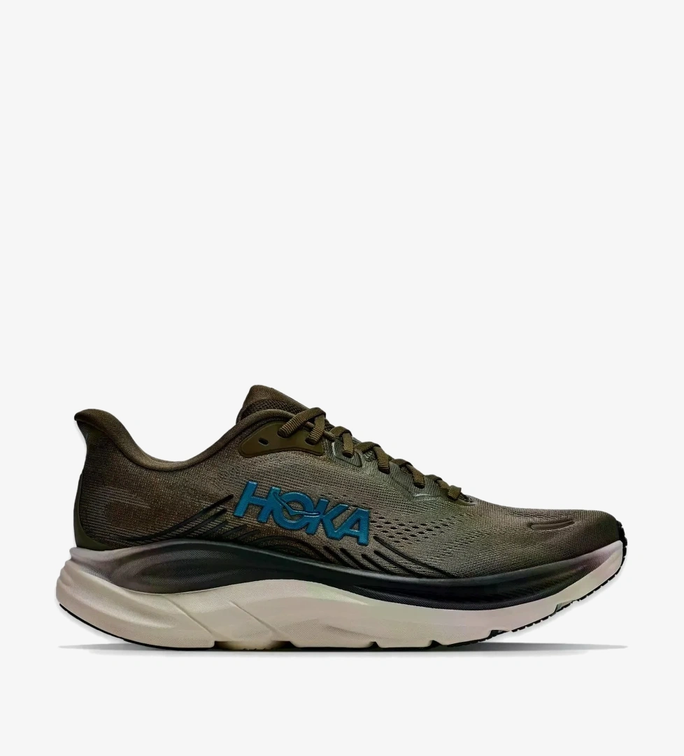 HOKA 1176572 M Clifton 11 Koşu Haki Erkek Spor Ayakkabı