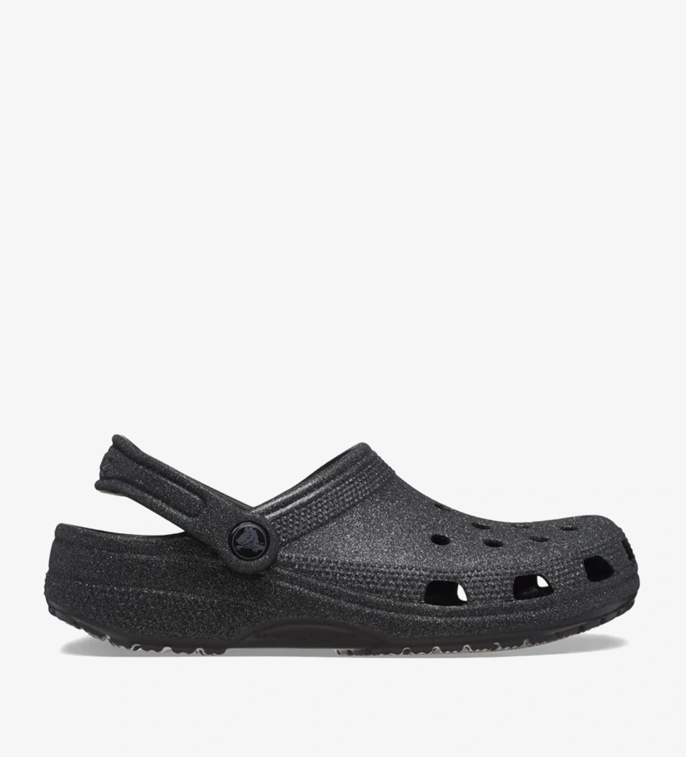 Crocs 205942 G Classic Glitter Clog Siyah Unisex Terlik