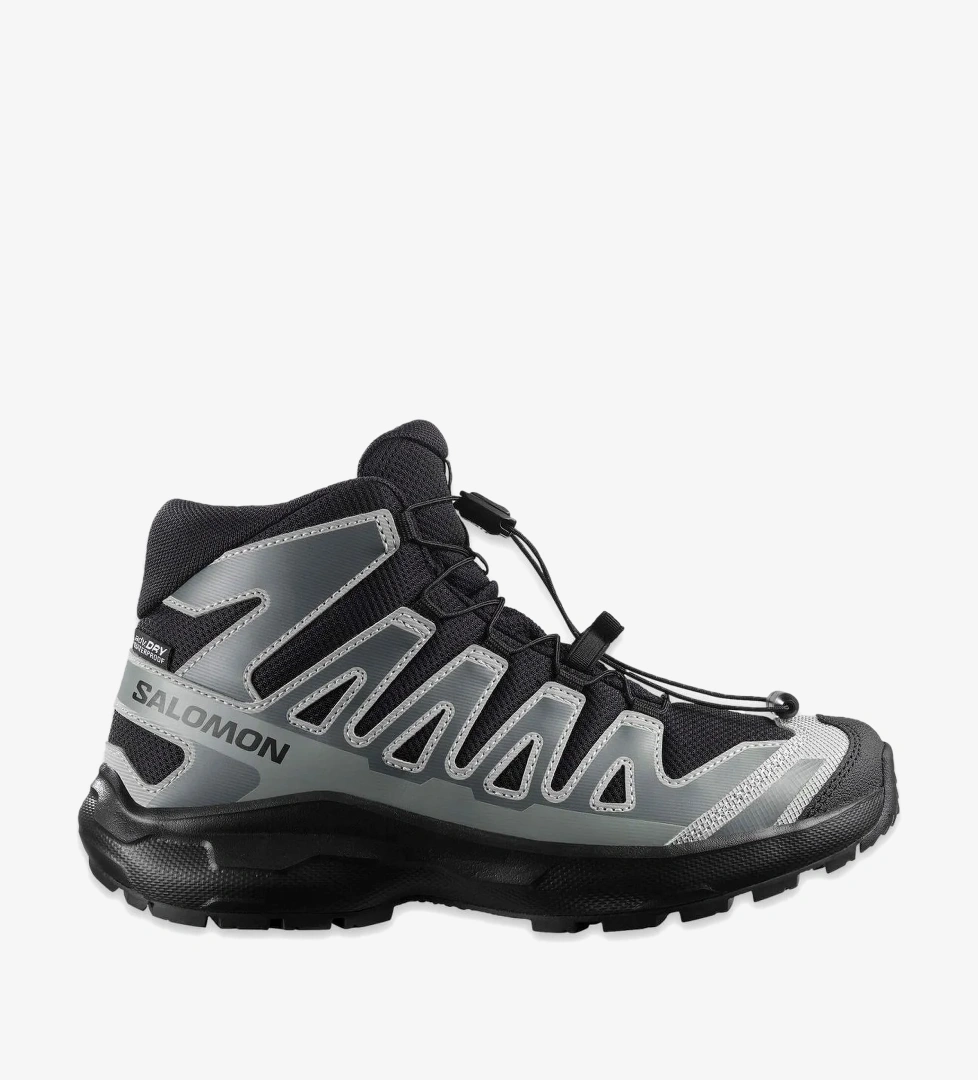 Salomon 493030 Xa Pro Mid Wp J Outdoor Gri-Siyah Unisex Bot