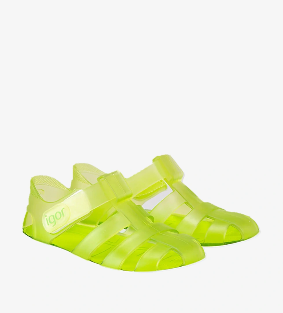 S10171 STAR-Ö18 Yeşil Kız Çocuk Terlik - Görsel 1