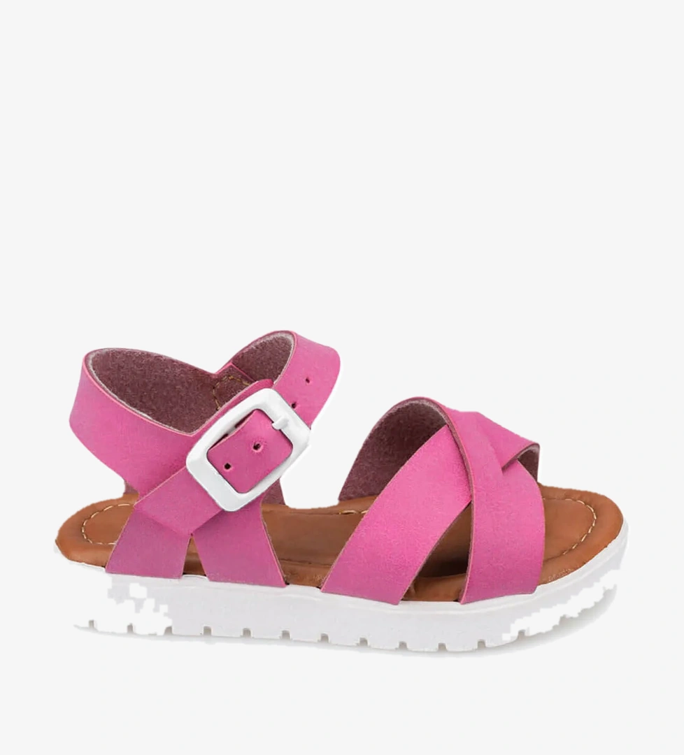 Polaris 91.508159.B Fuşya Kız Çocuk Sandalet - Görsel 1