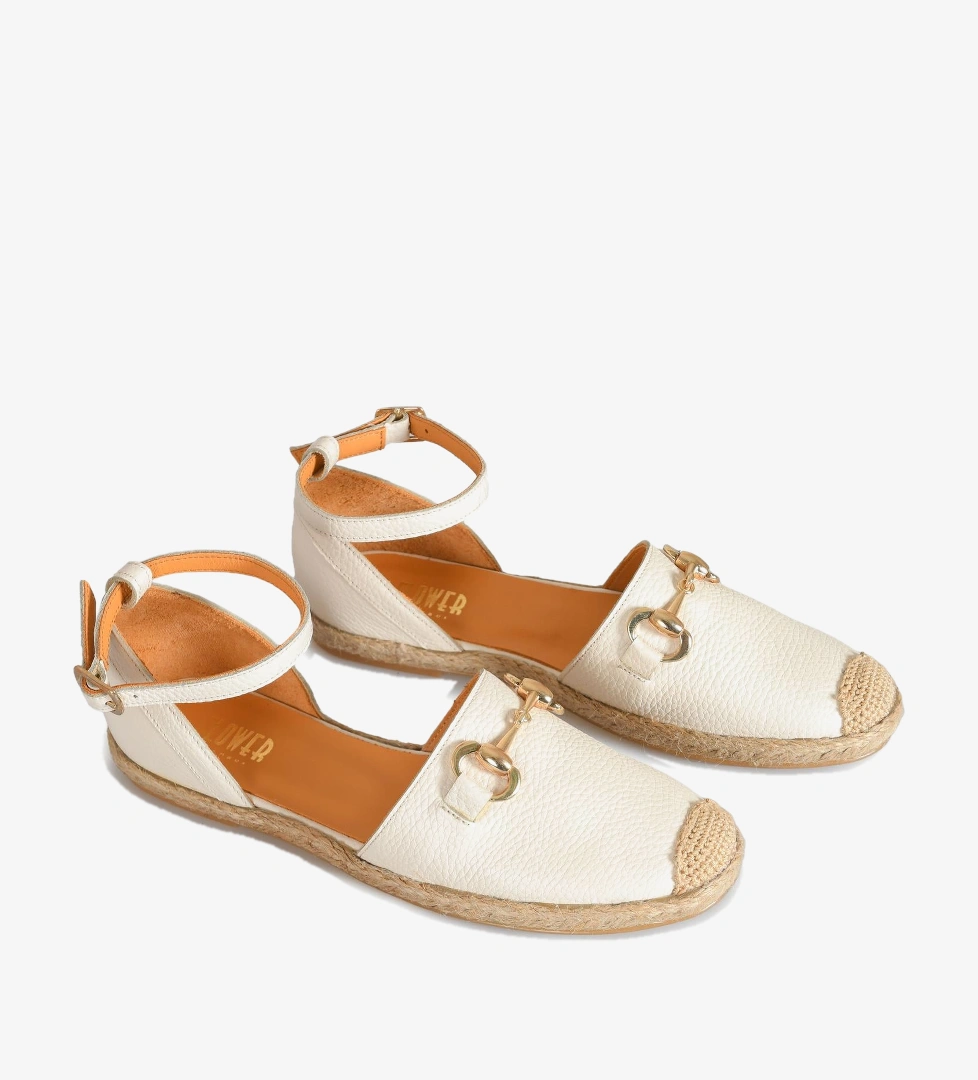 Flower Bej Flower Espadril