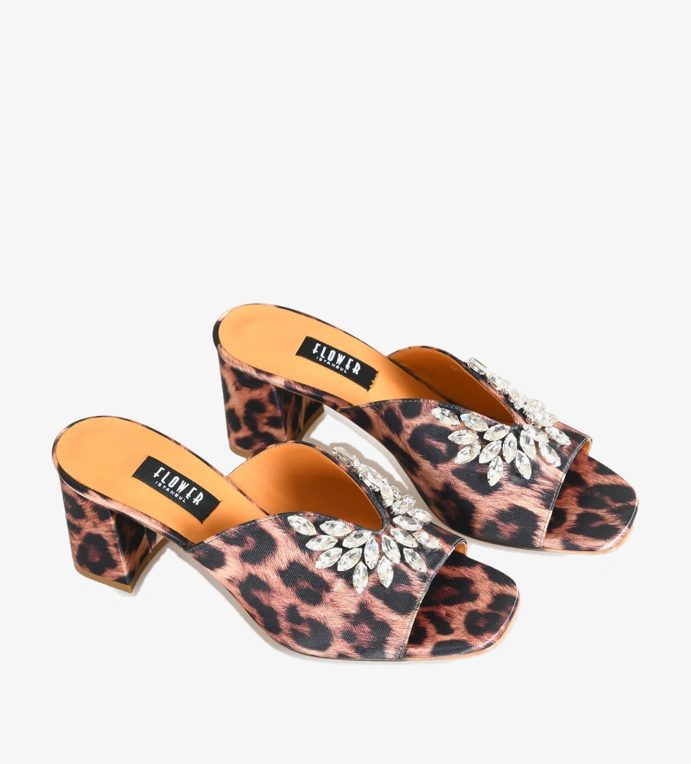 Flower Flower Leopar Saten