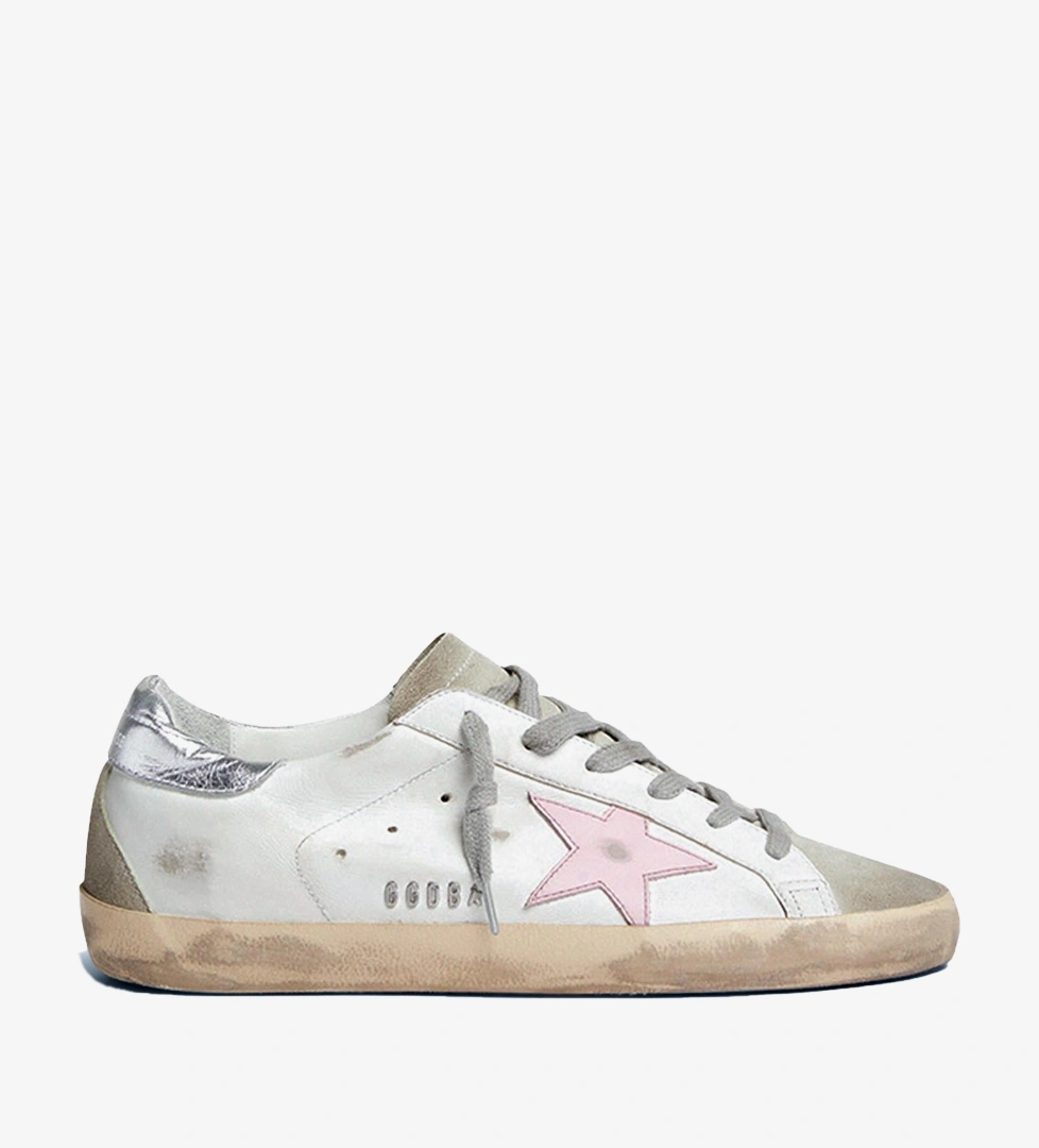 Golden Goose Pembe Golden Goose Super