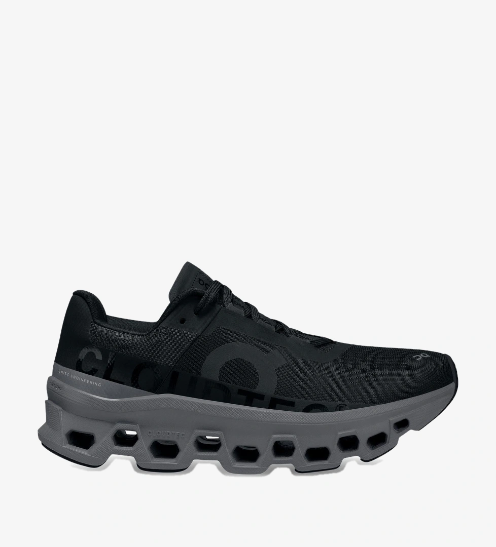 On Running Siyah On Running Cloudmonster 334