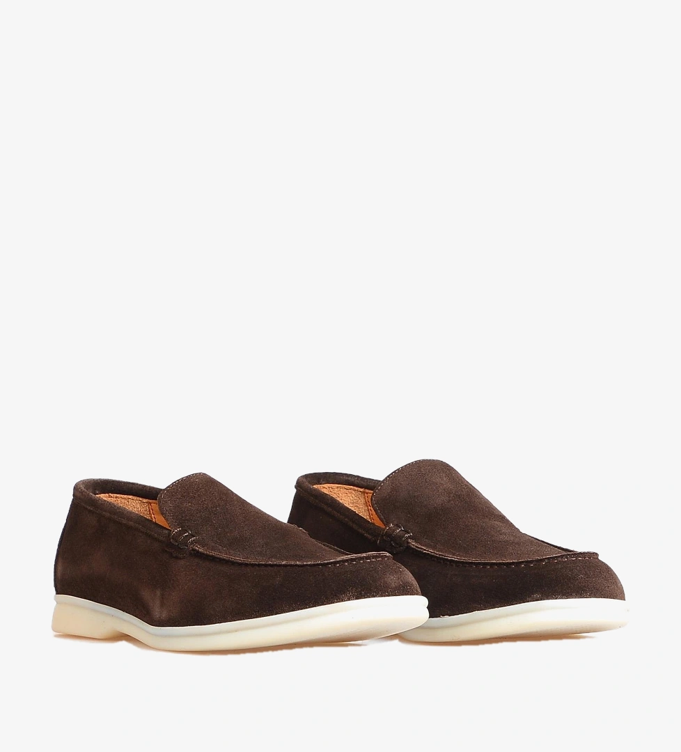 Kahve Süet Erkek Loafer