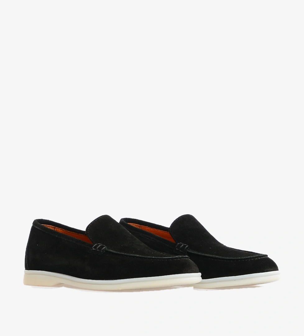 Siyah Süet Erkek Loafer