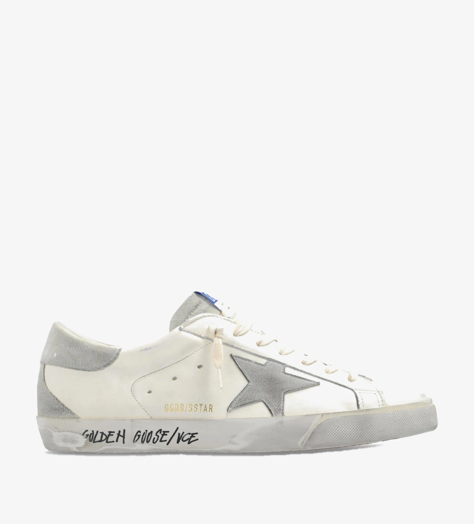 Golden Goose Gri Golden Goose Deri Super