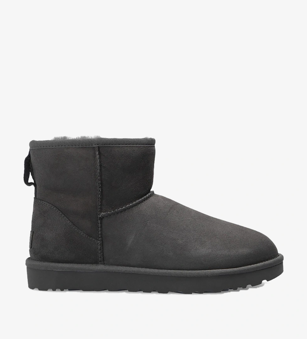 Ugg Gri Deri Classic Mini II Kadın Bot