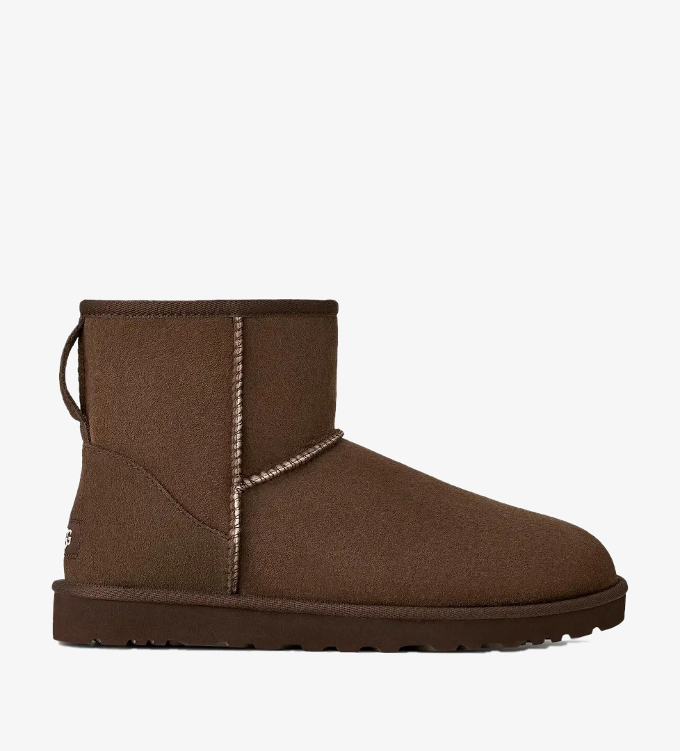 Ugg Kahve Süet Classic Mini II Kadın Bot