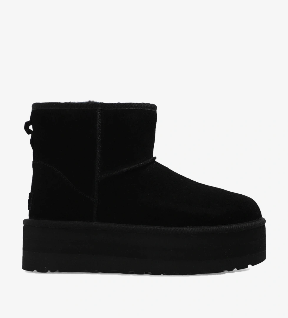 Ugg Siyah Classic Mini Platform Kadın Bot