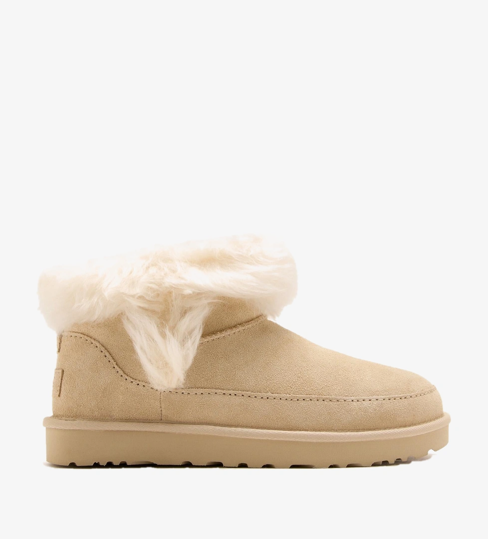 Ugg Kum Süet Classic Ultra Mini Chalet Bej Kadın Bot