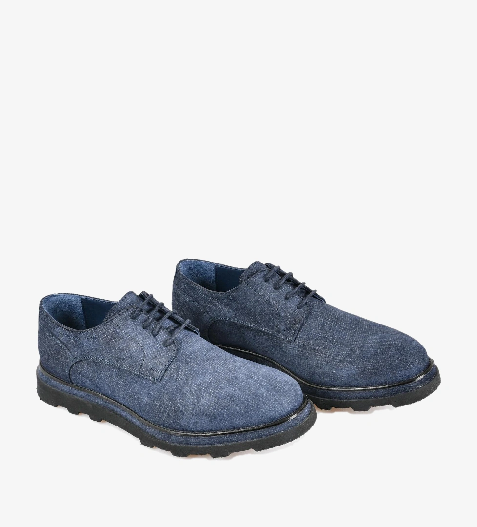 Flower Lacivert Flower Koton Bağcikli