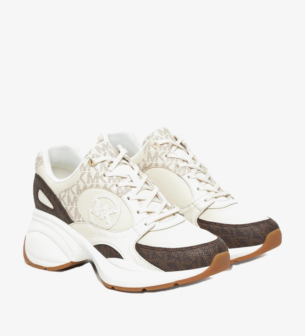 Michael Kors Kahve Deri 43R5ZUFS6D Kadın Sneakers