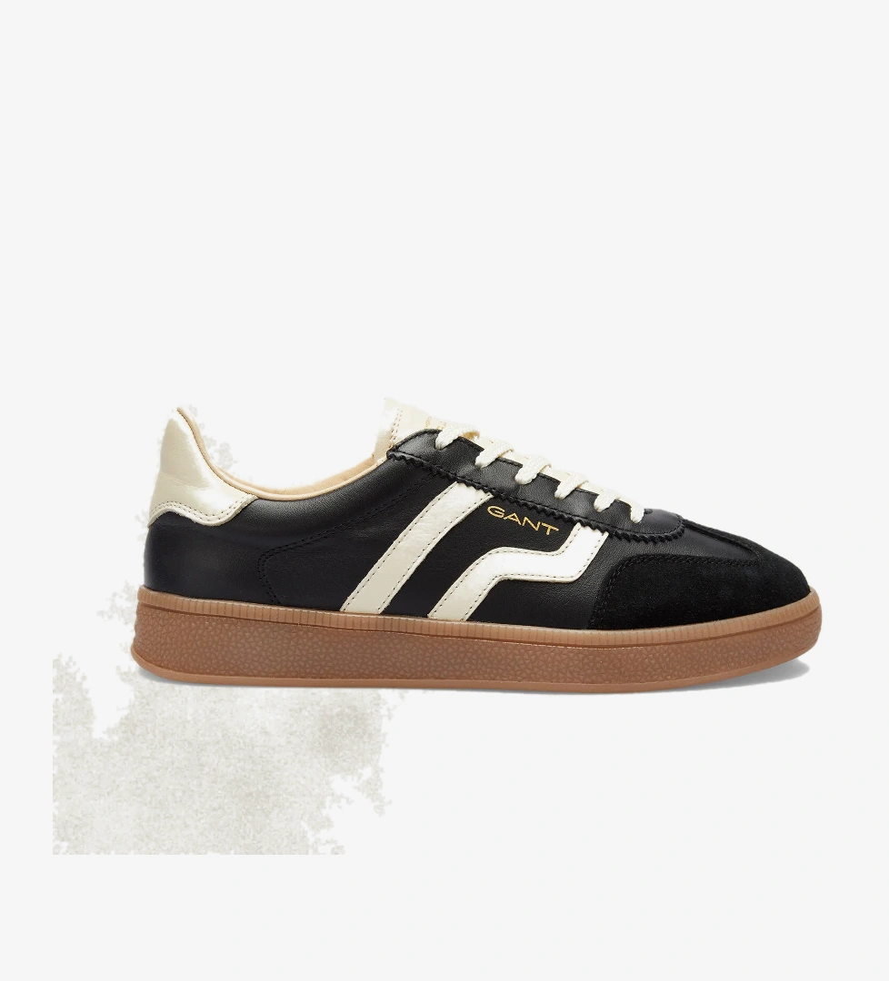 GANT Kadın Siyah Deri Cuzima Sneaker