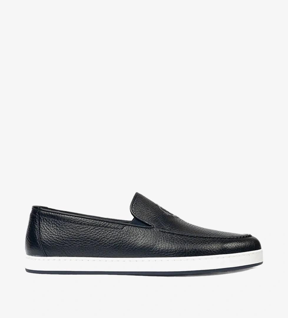 Greyder Greyder Erkek Lacivert Hakiki Deri Loafer Ayakkabı Greyder'de! Lacivert - 1. görsel