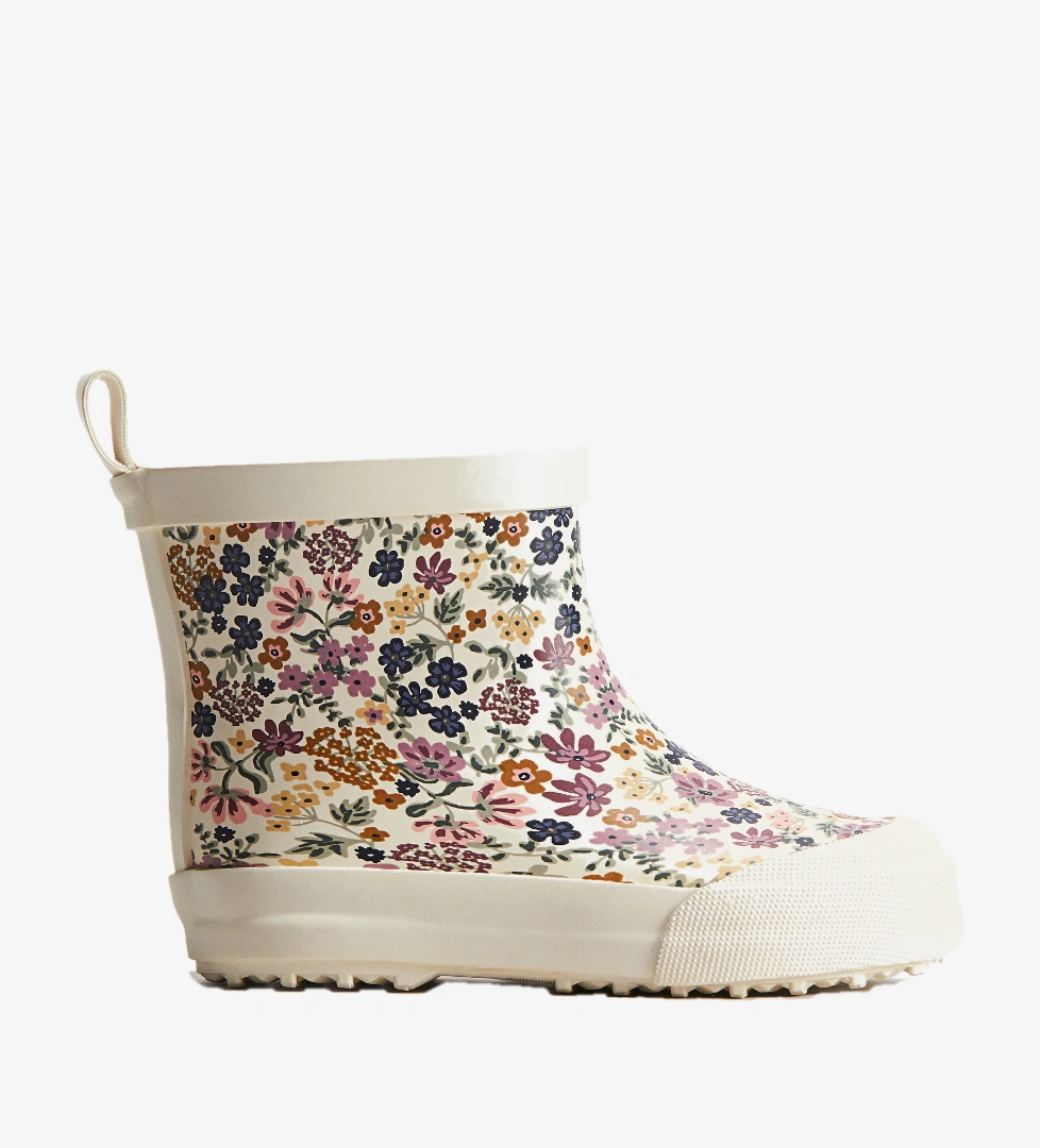 H&m Krem Çiçekli H&m Lastik