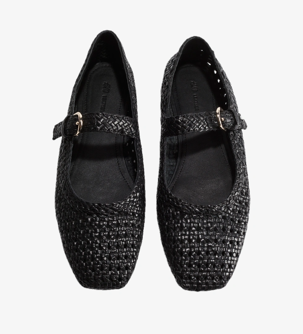 H&m Siyah H&m Deri Mary