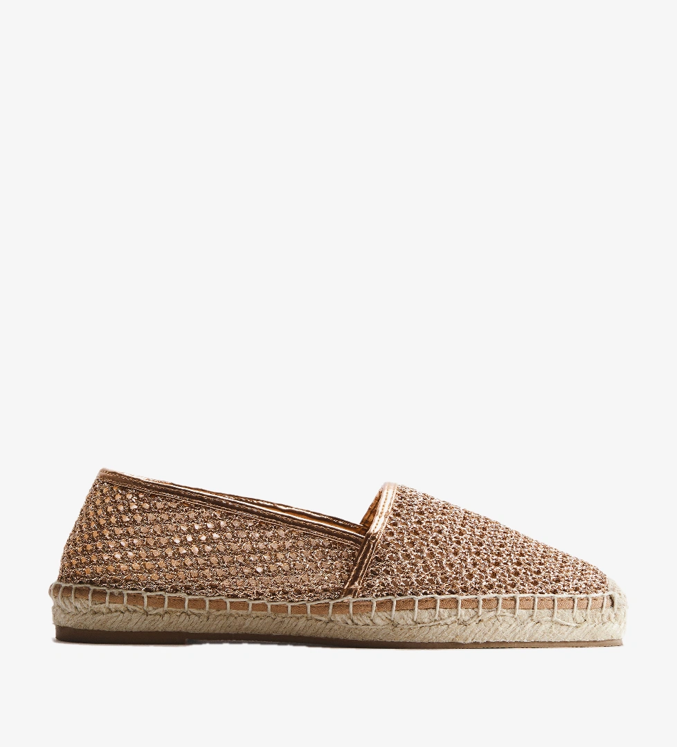 H&m Altın Rengi H&m Espadril