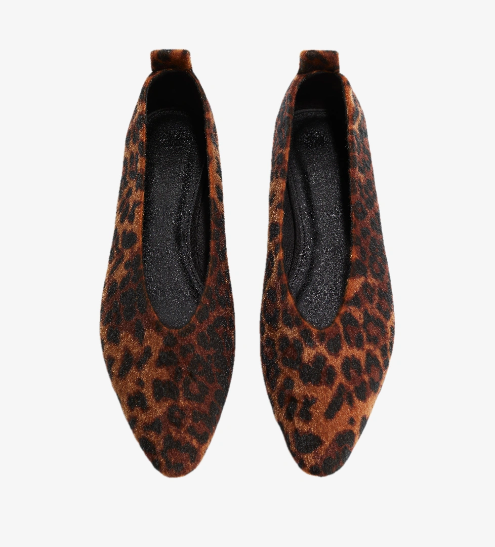 H&m Kahverengi Leopar Desenli H&m Sivri