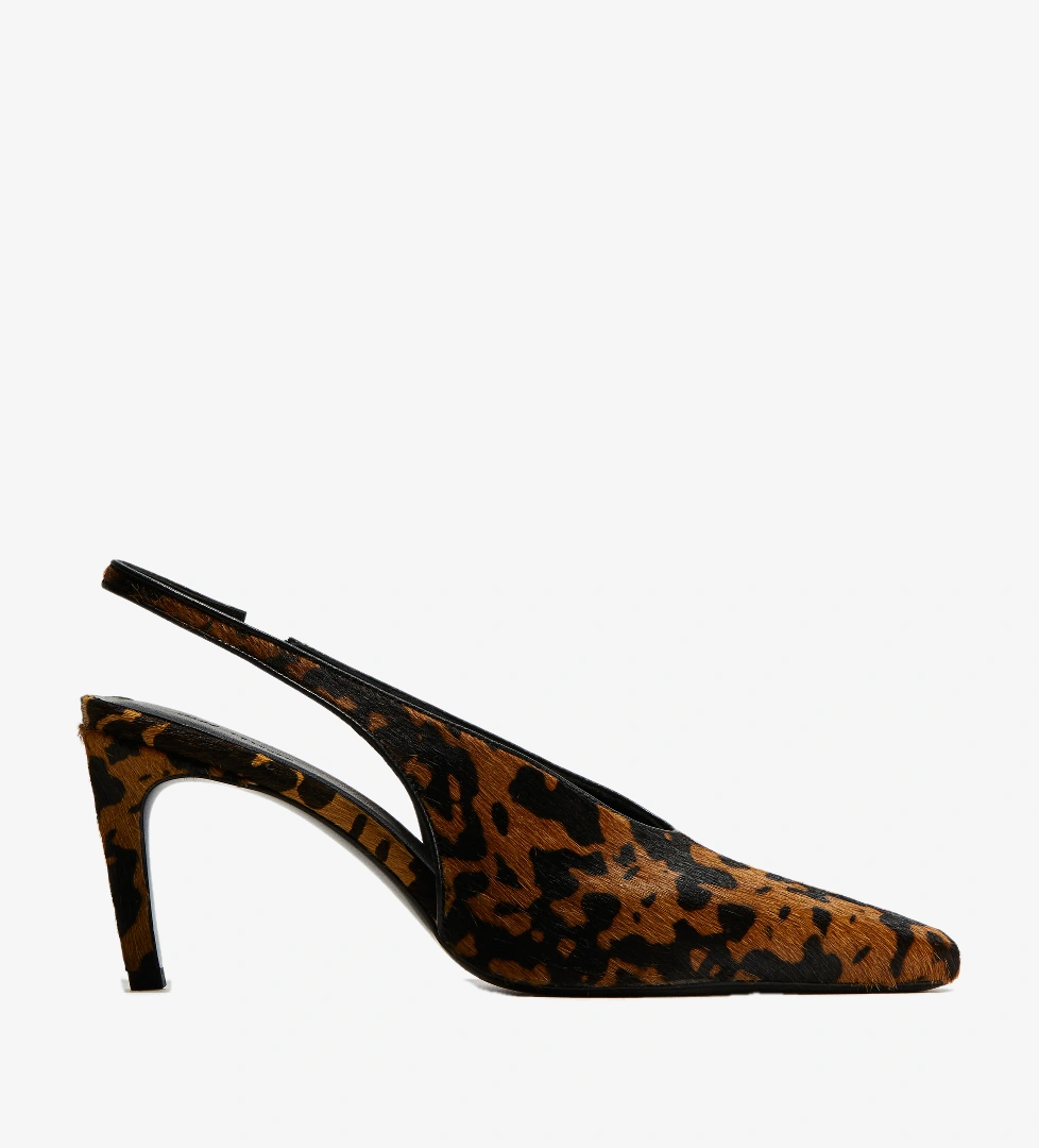H&m Kahverengi Leopar Görünümlü H&m Arkasi