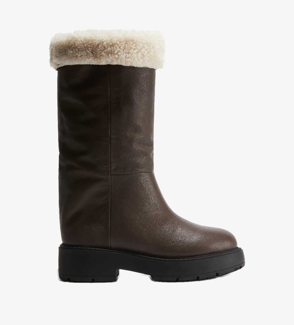 H&m Koyu Kahverengi H&m Sicak Tutan
