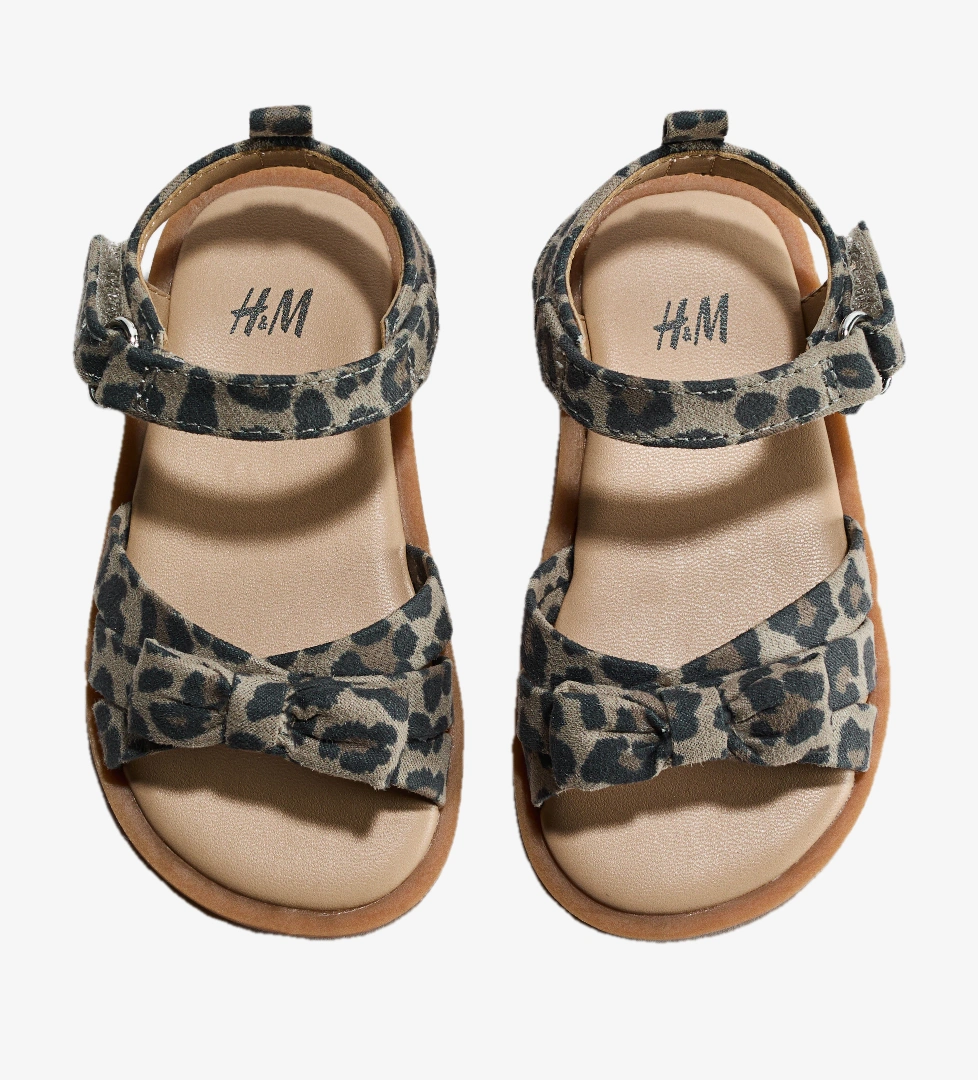 H&m Bej Leopar Desenli H&m Aplikeli